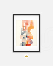 Abstract Vertical Collage