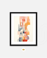 Abstract Vertical Collage