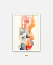 Abstract Vertical Collage