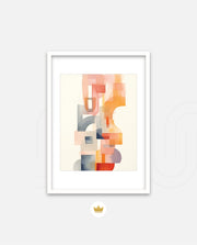 Abstract Vertical Collage