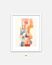 Abstract Vertical Collage