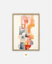 Abstract Vertical Collage