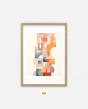 Abstract Vertical Collage