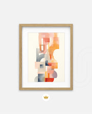 Abstract Vertical Collage