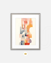 Abstract Vertical Collage
