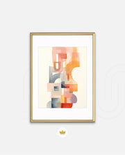 Abstract Vertical Collage