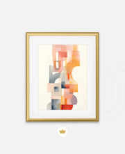 Abstract Vertical Collage
