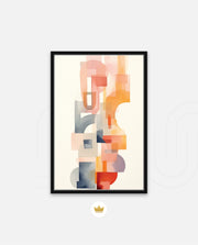 Abstract Vertical Collage
