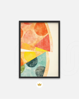 Abstract Citrus Slices