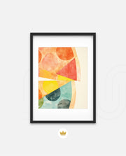 Abstract Citrus Slices