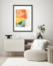 Abstract Citrus Slices
