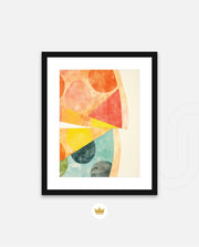 Abstract Citrus Slices