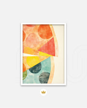 Abstract Citrus Slices