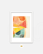 Abstract Citrus Slices