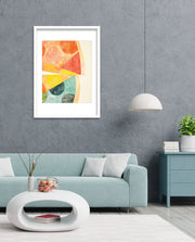 Abstract Citrus Slices