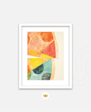 Abstract Citrus Slices