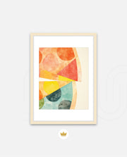Abstract Citrus Slices
