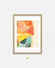 Abstract Citrus Slices