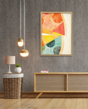 Abstract Citrus Slices