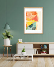 Abstract Citrus Slices