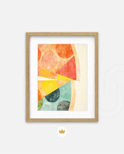 Abstract Citrus Slices