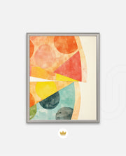 Abstract Citrus Slices