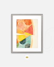 Abstract Citrus Slices