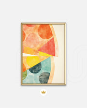 Abstract Citrus Slices