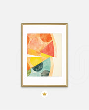 Abstract Citrus Slices