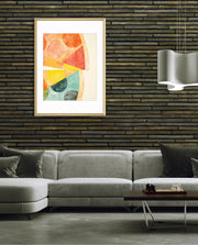 Abstract Citrus Slices