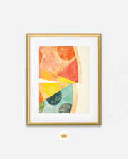 Abstract Citrus Slices