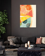 Abstract Citrus Slices