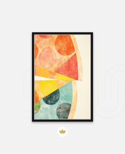 Abstract Citrus Slices