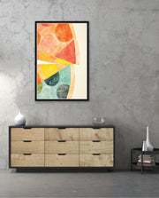 Abstract Citrus Slices