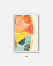 Abstract Citrus Slices
