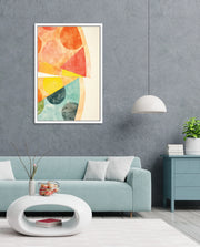 Abstract Citrus Slices