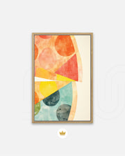 Abstract Citrus Slices