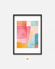 Pastel Geometric Panels