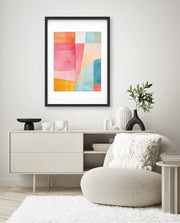 Pastel Geometric Panels