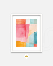 Pastel Geometric Panels