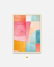 Pastel Geometric Panels