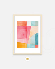 Pastel Geometric Panels