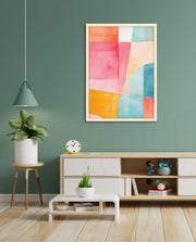 Pastel Geometric Panels