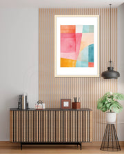 Pastel Geometric Panels
