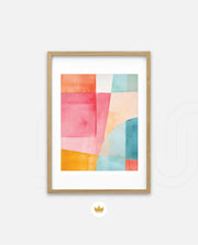 Pastel Geometric Panels