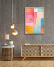 Pastel Geometric Panels