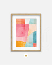Pastel Geometric Panels