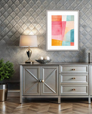 Pastel Geometric Panels