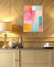 Pastel Geometric Panels