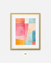 Pastel Geometric Panels